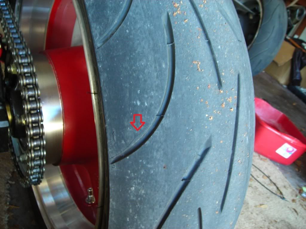 Rear tire wear Suzuki GSXR Motorcycle Forums
