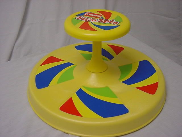 toy you sit on and spin