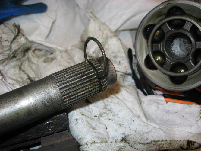 Honda cv joint popped out #3