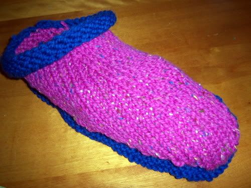 knitted clog