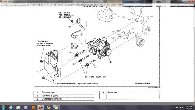 Who has pulled the alternator? Need some info please - Mazda 6 Forums