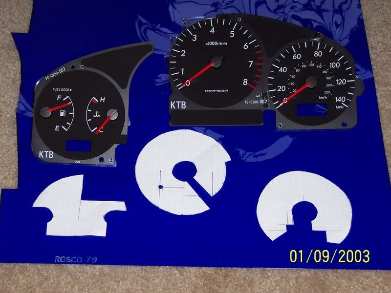 Gauge Cluster Color Change LED's and Gels NASIOC