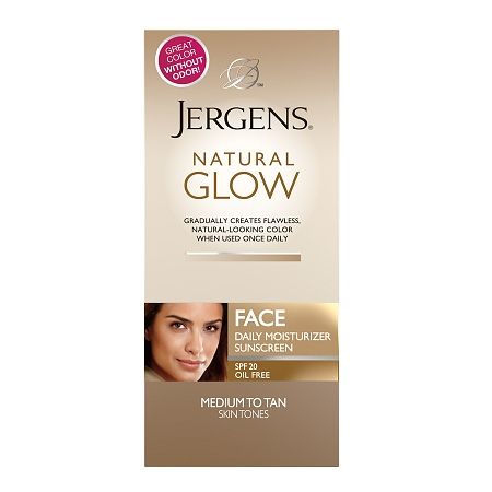 style tab, jergens natural glow, daily facial moisturizer