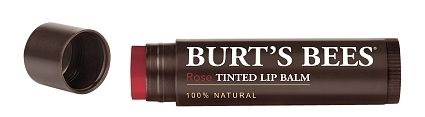 style tab, burt's bees, tinted lip balm, rose,