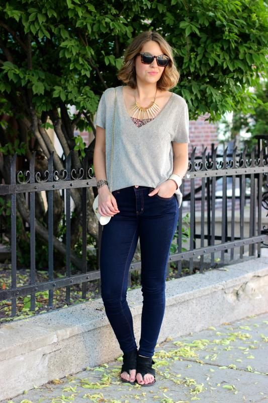 style tab, style blogger, boston blogger, fashion blogger, ways to wear a basic tee