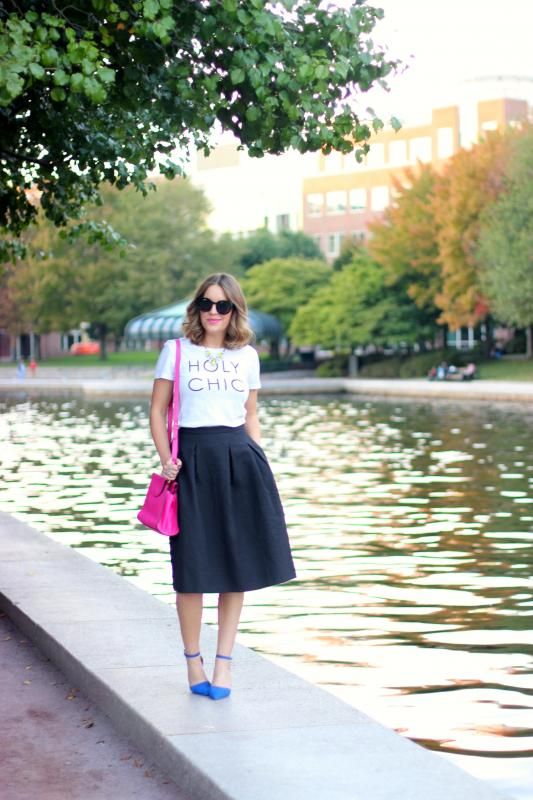style tab, style blogger, boston blogger, old navy, midi skirt, holy chic