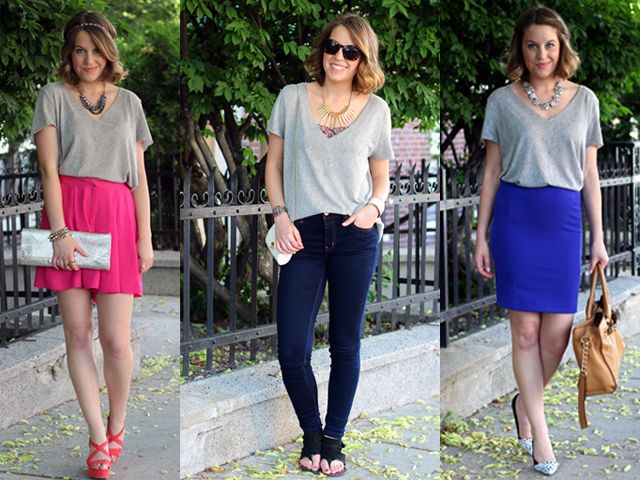 style tab, style blogger, boston blogger, fashion blogger, ways to wear a basic tee