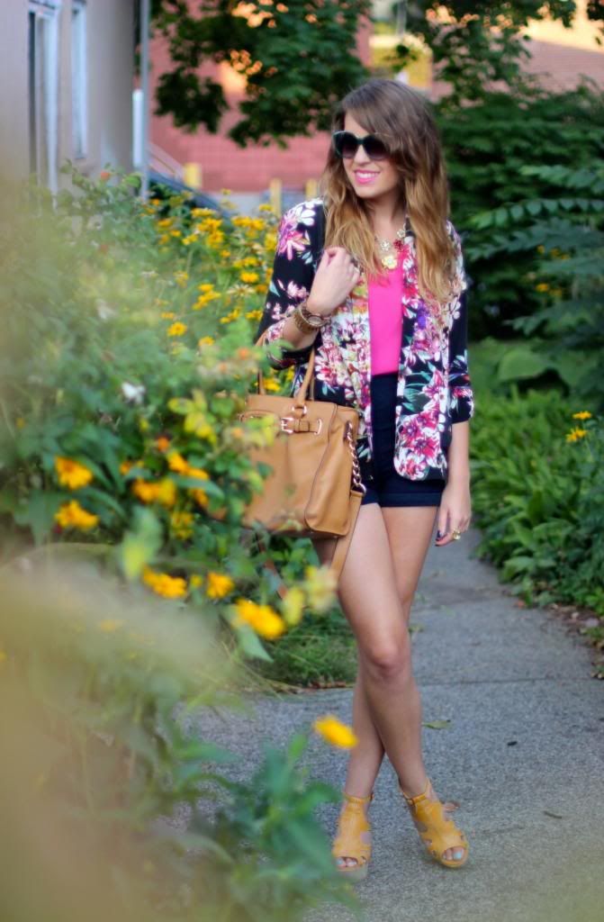 style tab, fashion blogger, boston blogger, floral blazer, fall floral