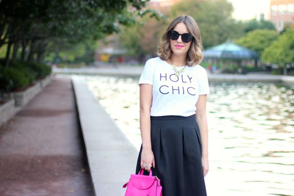 style tab, style blogger, boston blogger, old navy, midi skirt, holy chic