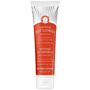 style tab, first aid beauty, skin rescue deep cleanser with red clay,