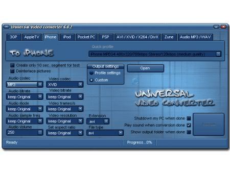 HomeVideoPage Universal Video Converter