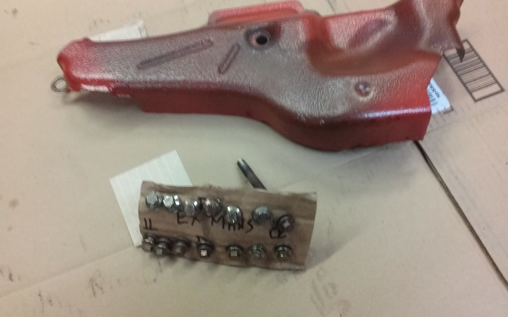 7076 BUICK 455 Iron Exhaust Manifolds NICE