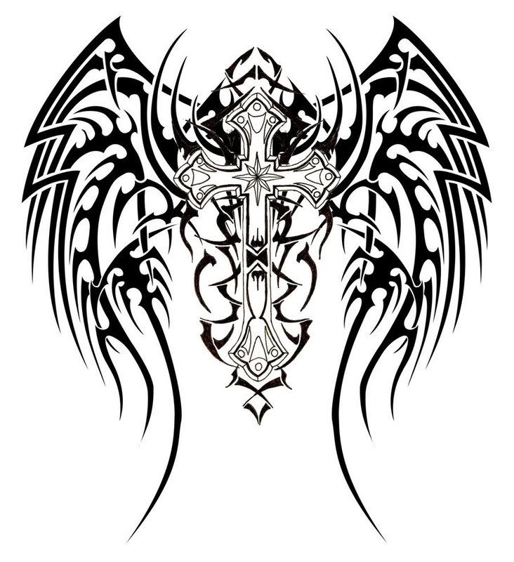 wing tattoo designs on chest Free Wab Tattoo: Tattoo Images by Mike Montgomery