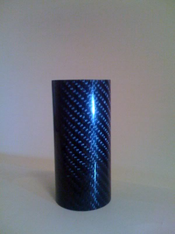 Carbon Fiber fork wrap for registration sticker racedeZert