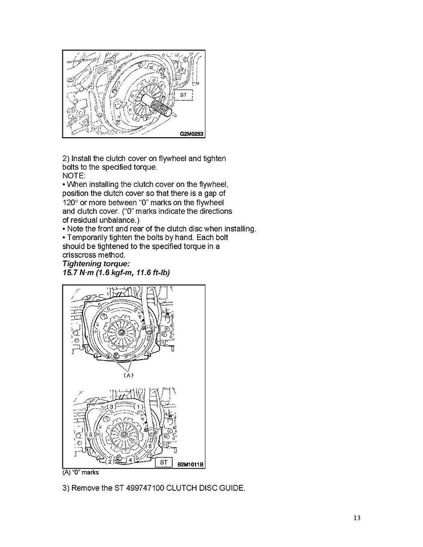 Zero Marks on Flywheel and Clutch Cover NASIOC