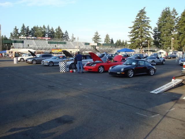 A sampling of the cars attending the days activities