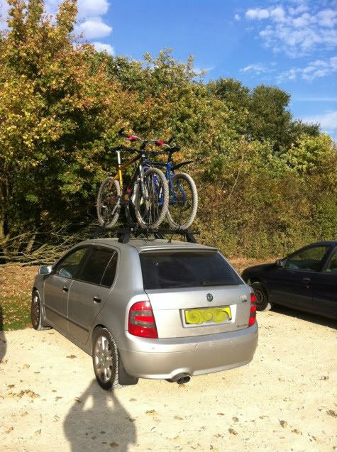 skoda fabia bike rack