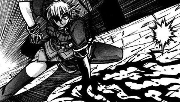 Seras uses her new power