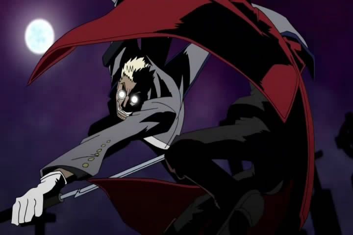 Alucard fighting Anderson
