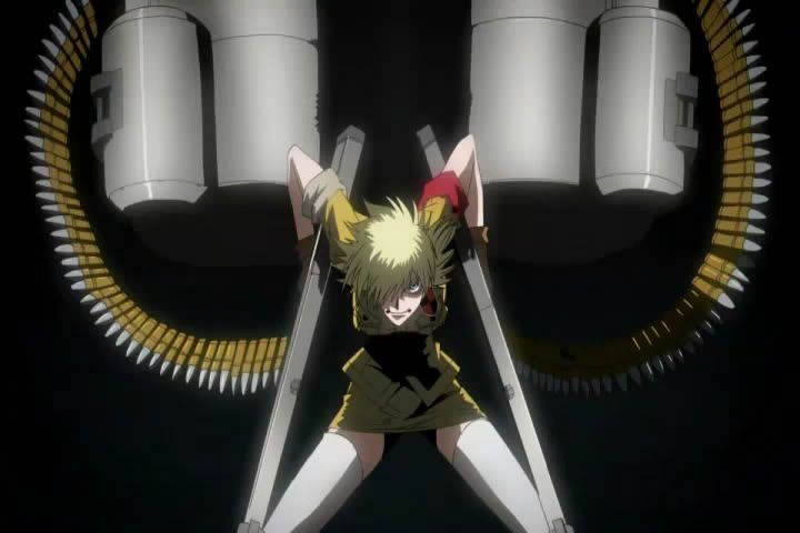 Seras with cannons--view 2