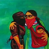 Envie postales de murales zapatistas