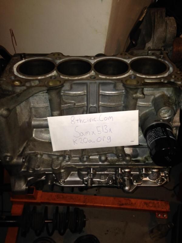 k20z3 head, k24a2 pistons, k24a1 block Honda / Acura K20a K24a Engine