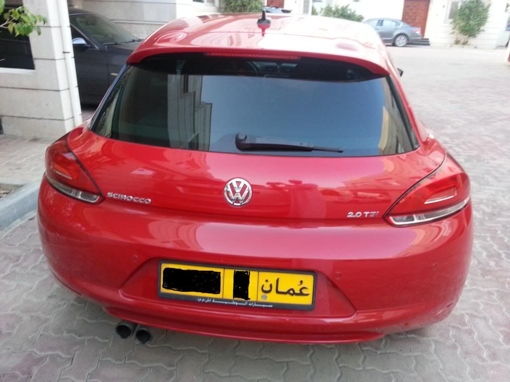 Red Vw Scirocco