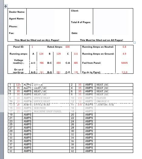 Service and install Logs | Electrician Talk