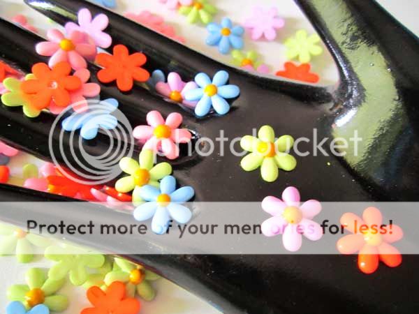 40Pcs Mixed DAISY Resin Flower Flatback beads cabochons Lot scrapbook 