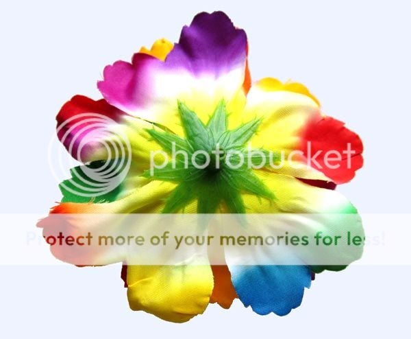 Artificial Silk Rainbow Peony Flower Heads 4 for Home Wedding