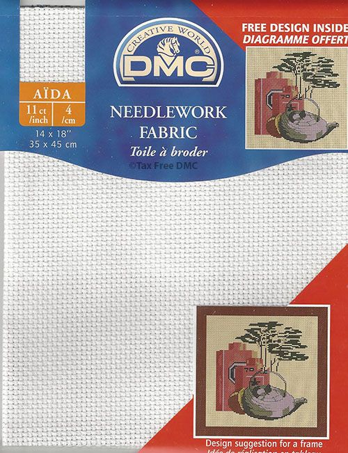 Prettyia Aida White 11 14 Count Cross Stitch Cloth Fabric//Canvas