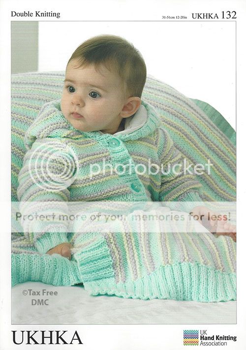 Details About Vat Free Hand Knitting Pattern Dk Baby Child Blanket Cardigans Hat Ukhka132 New